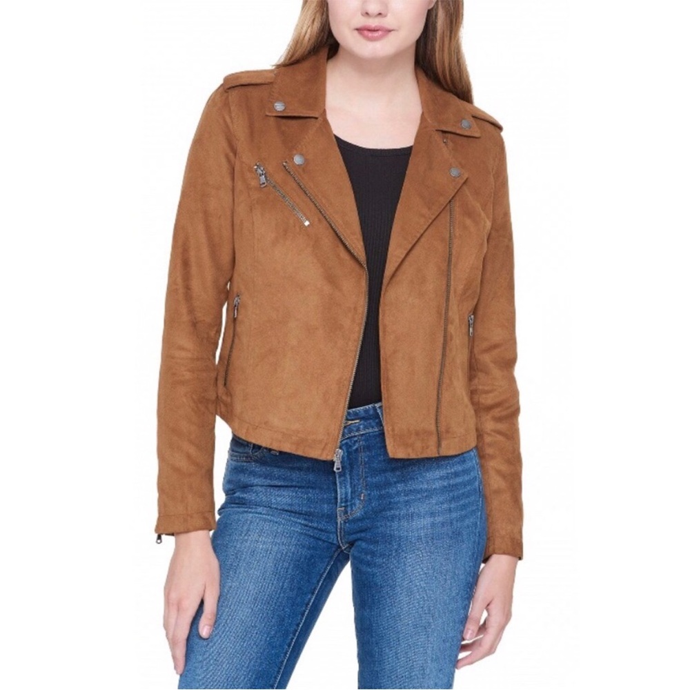 Levi’s Faux Suede Moto Jacket